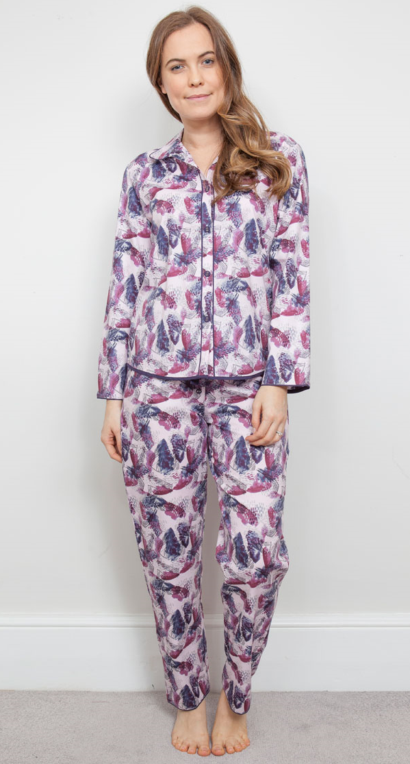 Cyberjammies Cassie Asbratct print Pyjama Top and Bottom