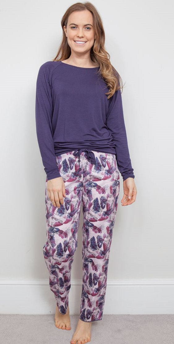 Cyberjammies Cassie Slouch Top Patterned Bottoms