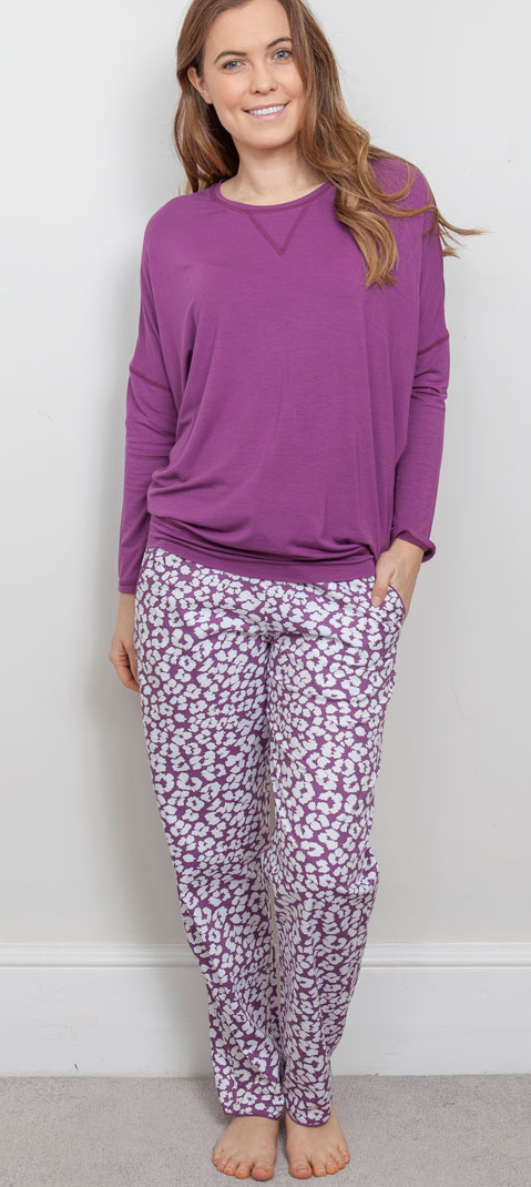 Cyberjammies Fiona Slouch Top With Matching Patterned bottoms