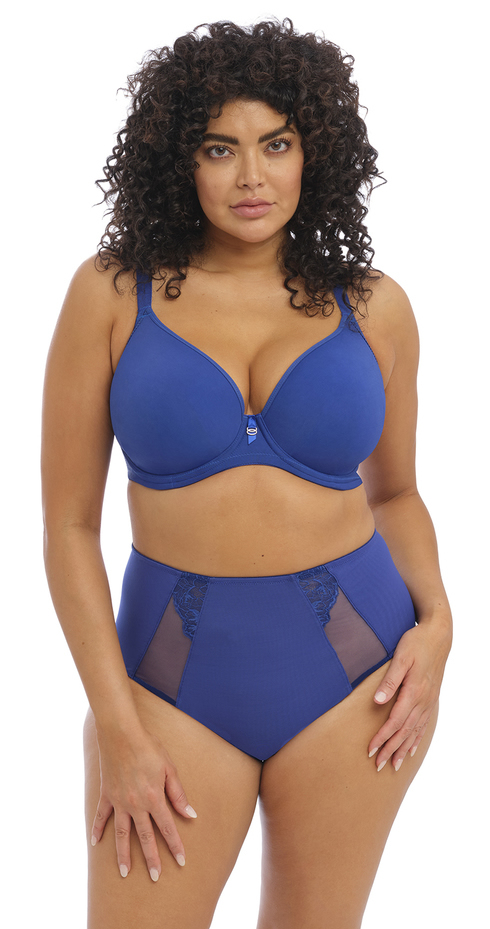 Elomi Bijou Moulded Bra with High Waisted Pant Lapis Blue