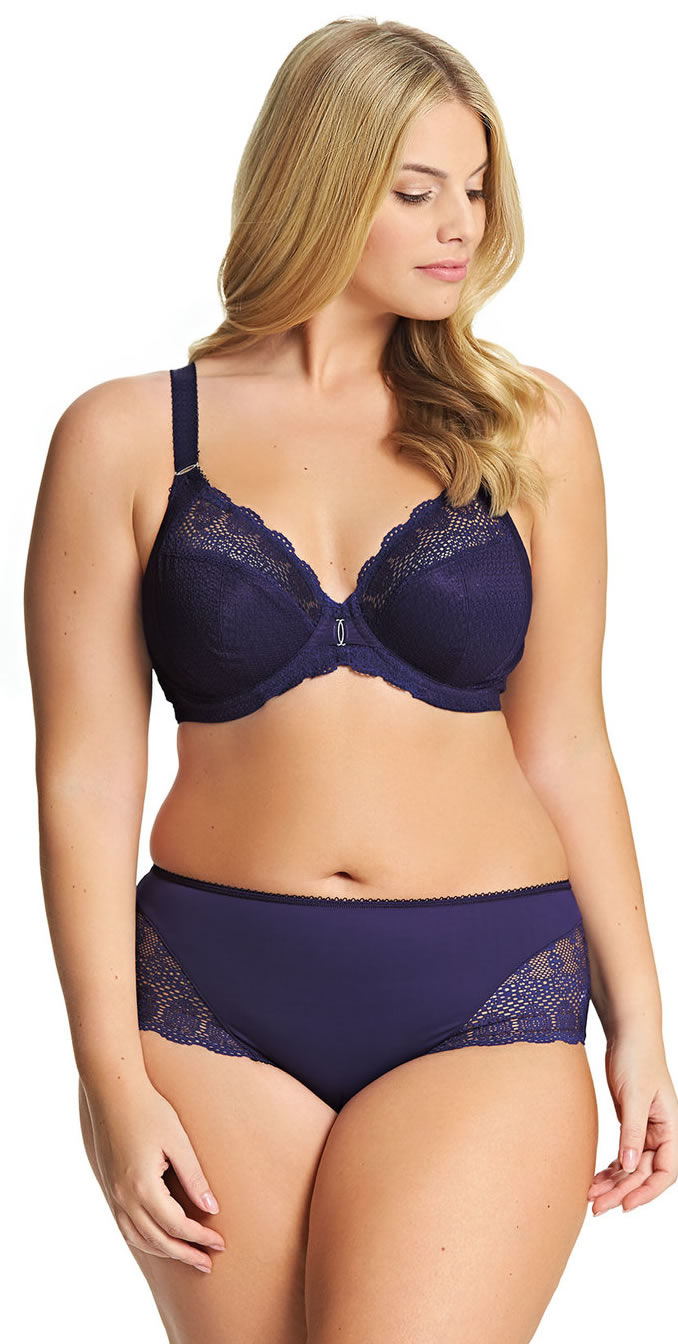 Elomi Carmen Bra-Brief Set Ink