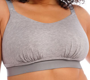 Elomi Downtime Non Wired Bralette Grey Marl
