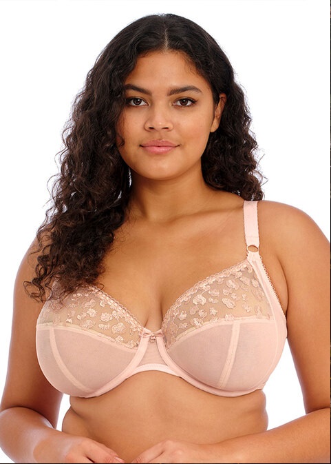 Elomi Namrah Bandless Plunge Bra Pale Blush