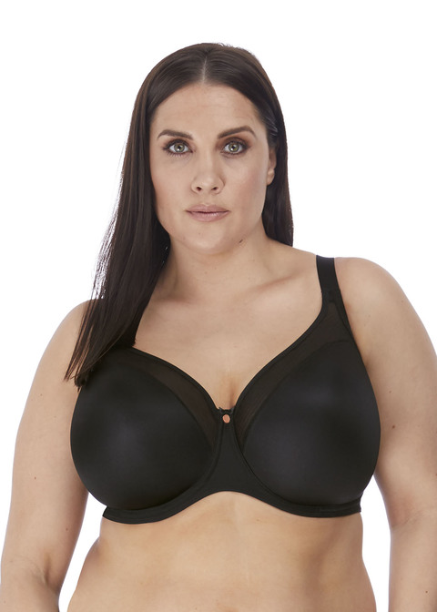 Elomi Smooth underwired Moulded Bra Black
