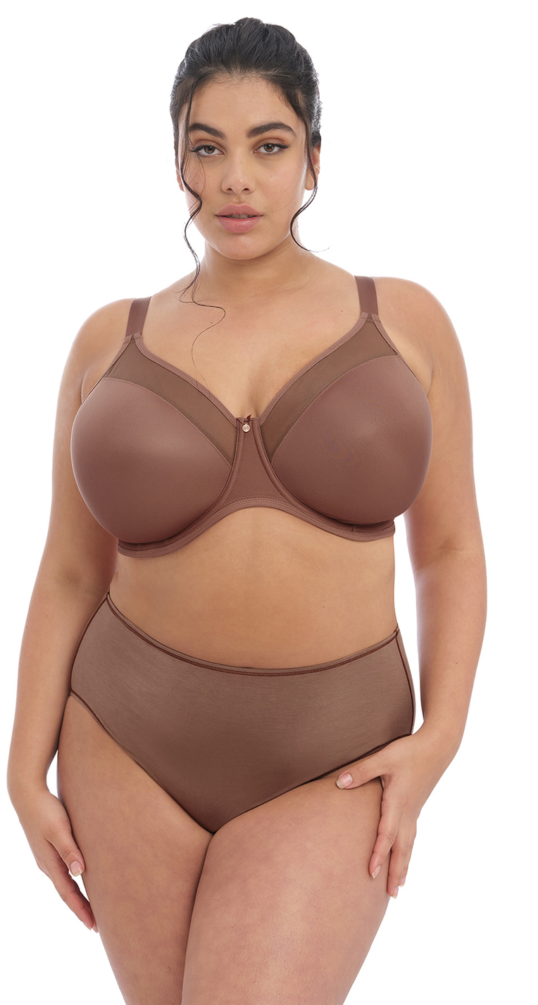 Elomi Smooth Moulded Bra And Pant Set Clove