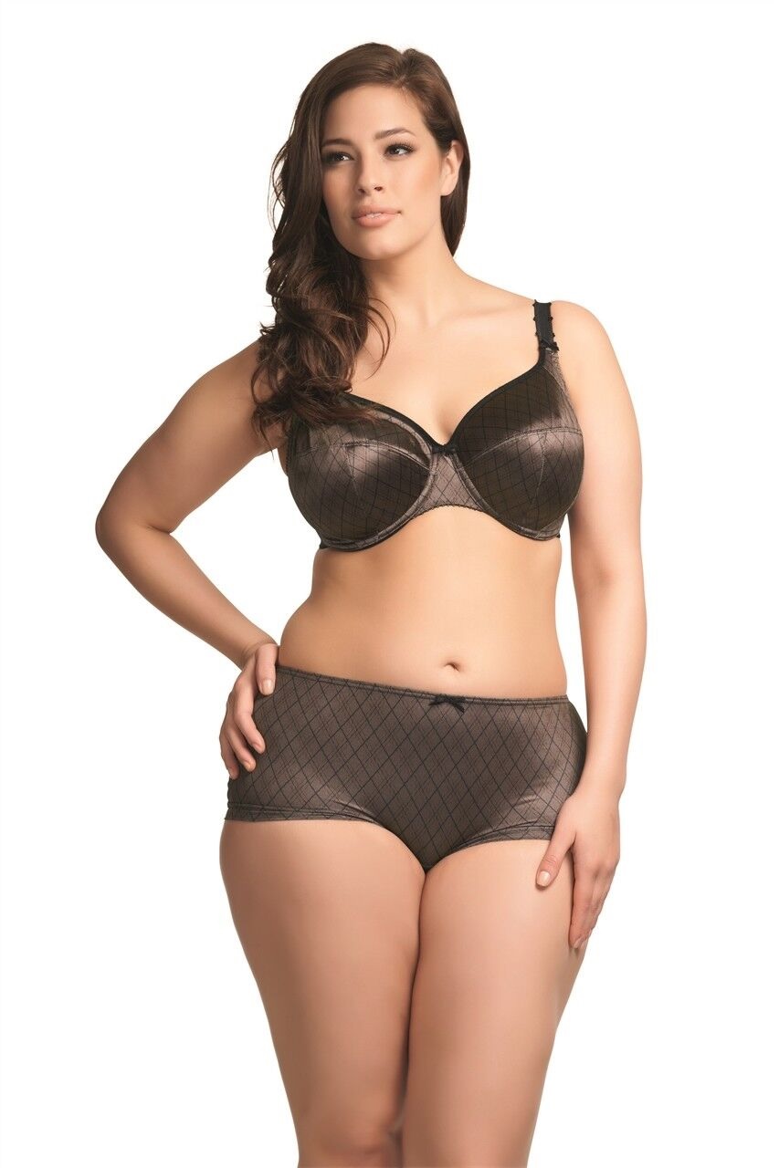 Elomi Yolanda Bandless Bra Black Bronze