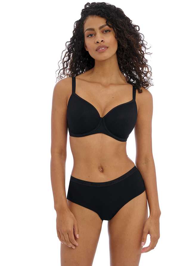 Freya Chill Demi Moulded Bra Short Set Black