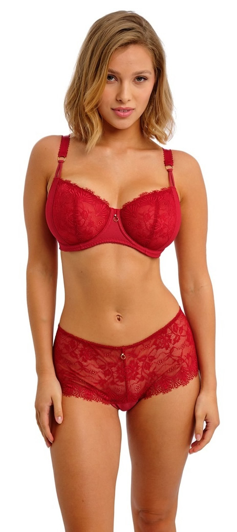 Freya Fascinate Balconette Bra Short Set Cherry Red