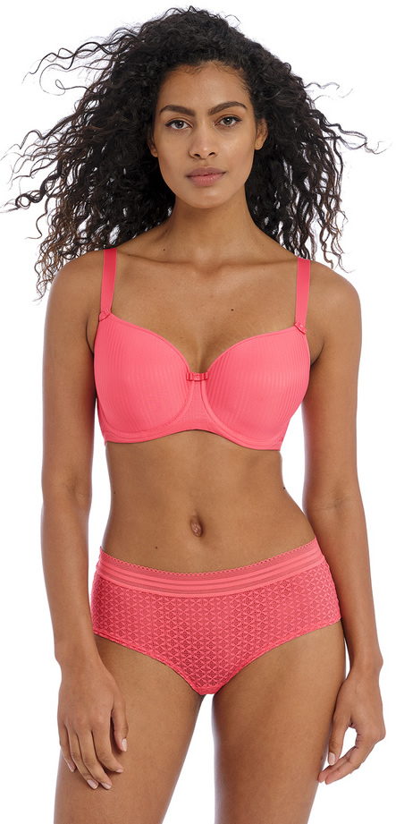 Freya Idol Moulded T Shirt Bra Sunkissed Coral