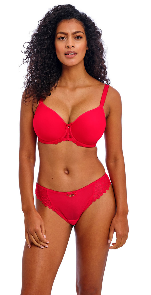 Freya Loveland Moulded Bra Brief |set Chilli Red