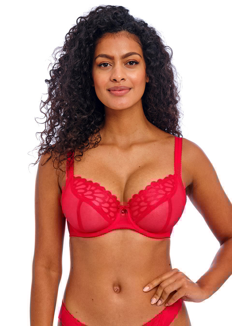 Freya loveland Plunge Bra Chiili Red-Bombshell