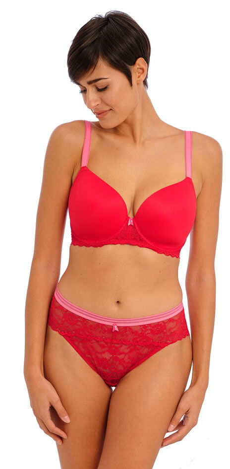 Freya Offbeat Moulded Bra Chilli Red