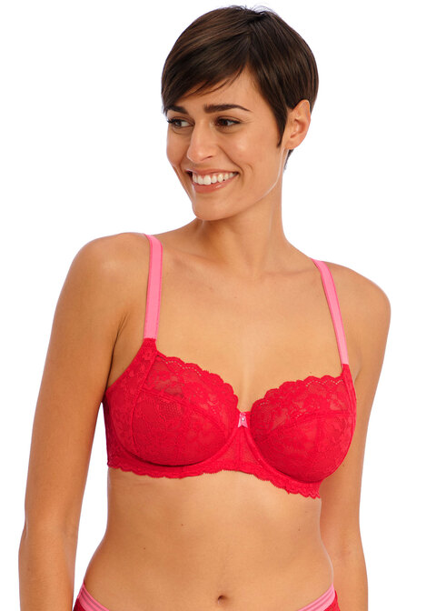 Freya Offbeat Side Support Bra Chilli Red