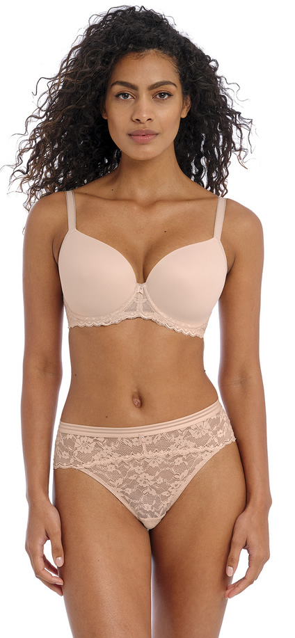 Freya Offbeat Moulded T Shirt Bra Natural