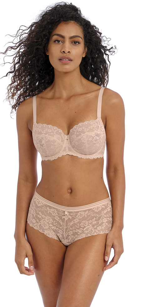 Freya Offbeat Side Support Bra Short Natural