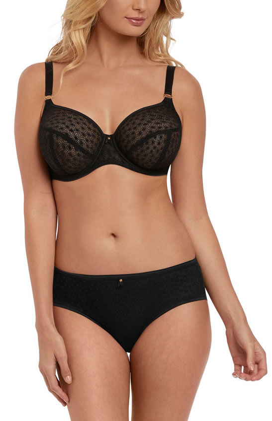 Freya Starlight Side Support Bra G Cup Black