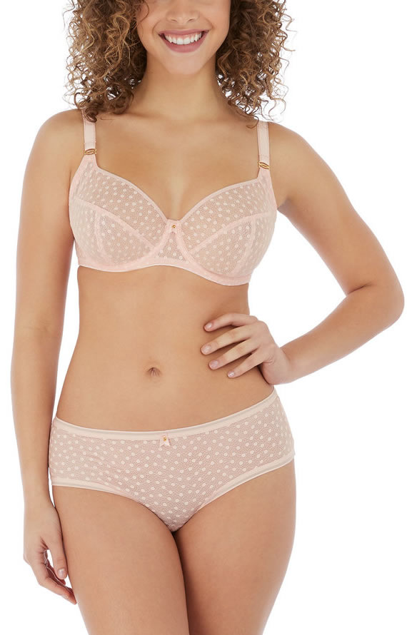 Freya-Starlight- Side Support Bra Short Rosewater