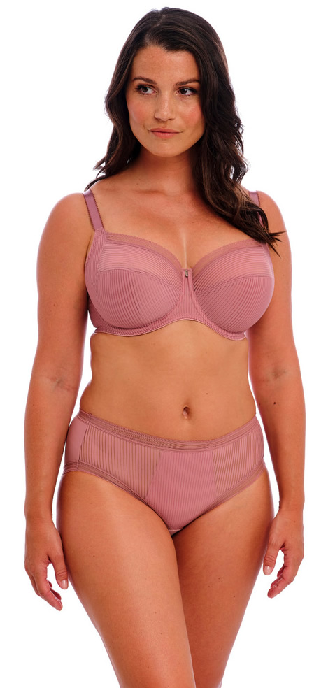 Fantasie Fusion Side Support Bra Brief Rose