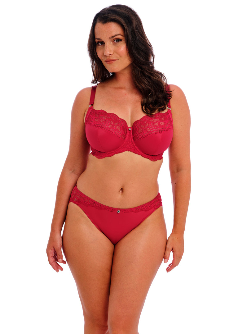 Fantasie Reflect Side Support Bra Brief Red