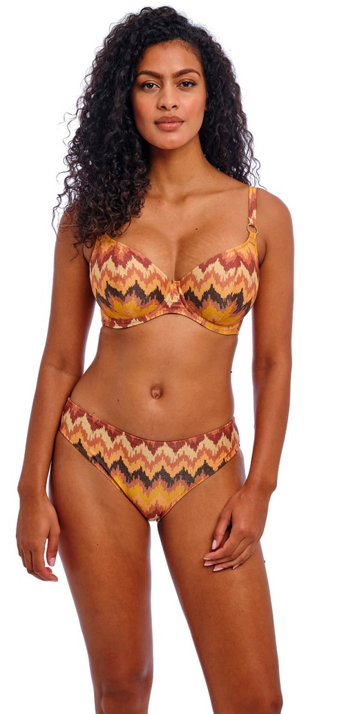 Freya Arizona Waves Sweetheart Bikini Bra Brief Horizon