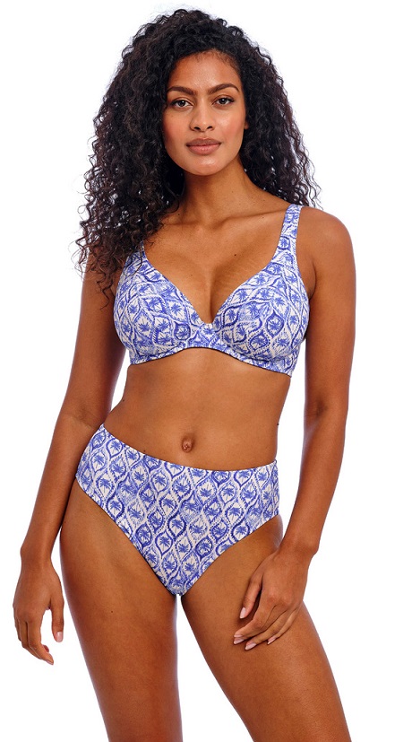 Fantasie Ocean Breeze High Apex Bikini Bra Denim