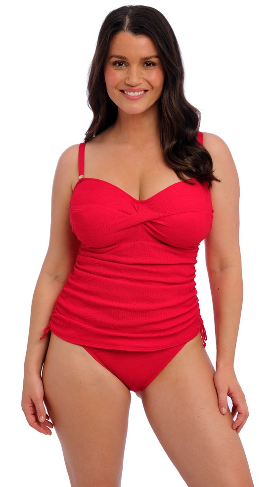 Fantasie Ottawa Twist Front Tankini Radient Red
