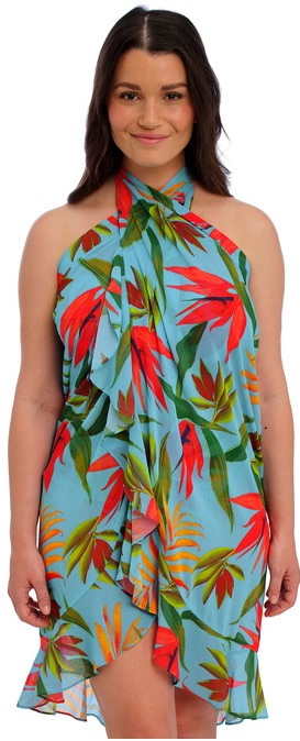 Fantasie Pichola Matching Sarong Aqua