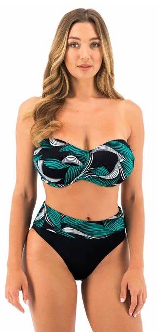 Fantasie Saint Lucia Bandeau Bikini Bra Black