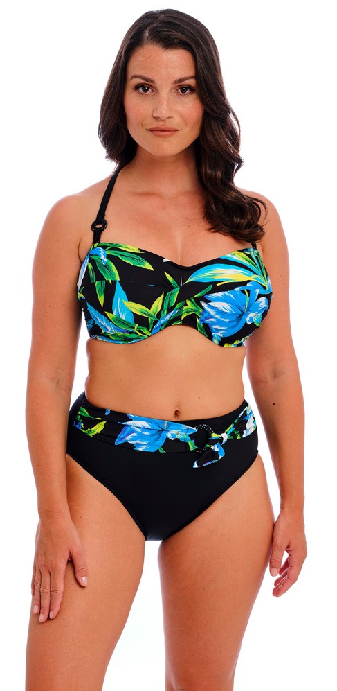 Fantasie Talm Beach Bandeu Bikini Bra Black