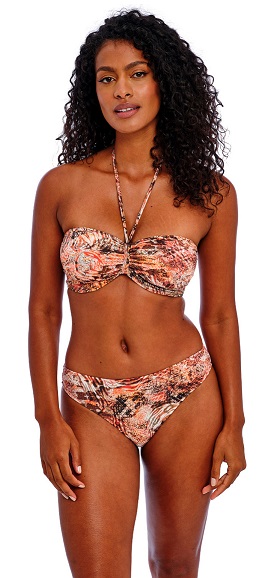 Freya Desert Cat Bandeau Bikini Bra Sunset