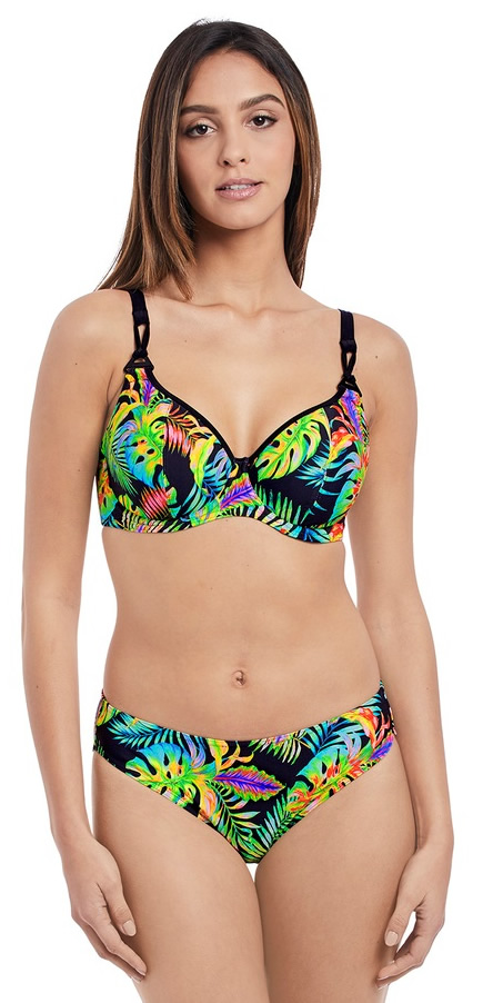 Freya Electro Beach Plunge Bikini Bra Classic Pant-Tropical