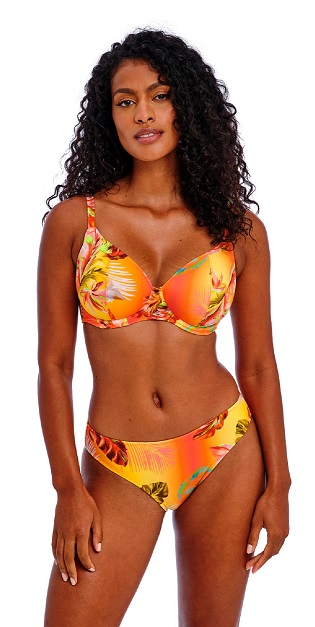 Freya Miami Sunset Plunge Bikini Bra Papaya