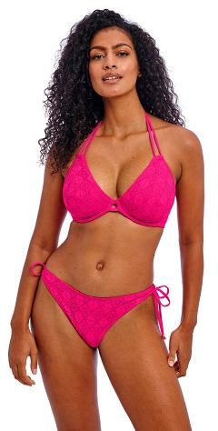 Freya Nomad Nights Halterneck Bikini Bra Fuschia