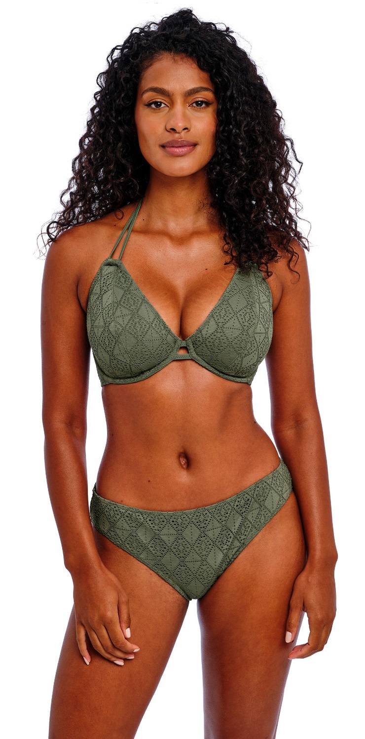 Freya Nomad Nights Halterneck Bikini Bra Sage