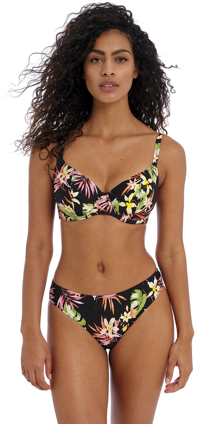 Freya Savannah Sunset Plunge Bikini Bra Multi