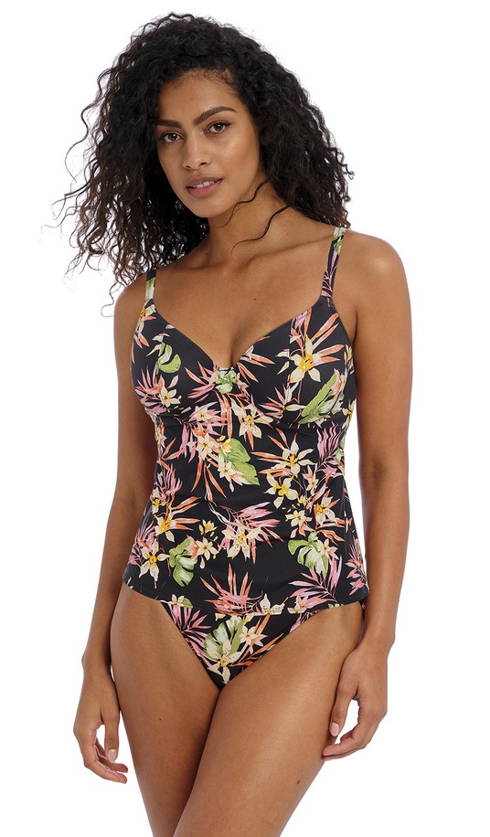 Freya Savannah Sunset Plunge Tankini Multi