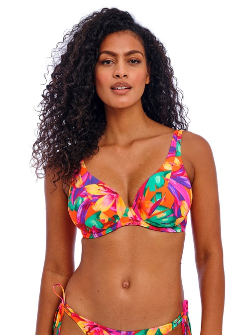 Freya High Apex Bikini Bra Pant Set Mandarin