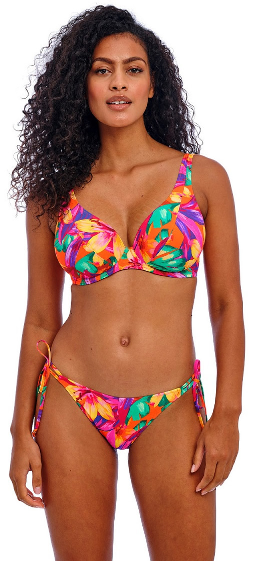 Freya Sun Haze High Apex Bikini Bra Pant Set Mandarin