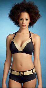 Freya Supernova traingle Bikini Bra and short set turquoise