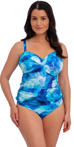 Fantasie Saunton Sands Twist Front Tankini Dazzling Blue