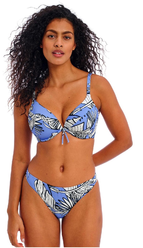 Freya Mali Beach Plunge Bikini Bra Cornflower