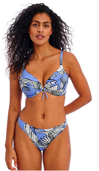Freya Mali Beach Plunge Bikini Bra Cornflower