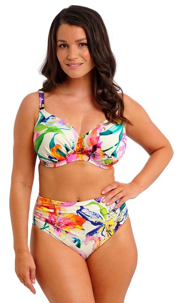Fantasie Iguazu Full Cup Bikini Bra High Waisted Pant Multi